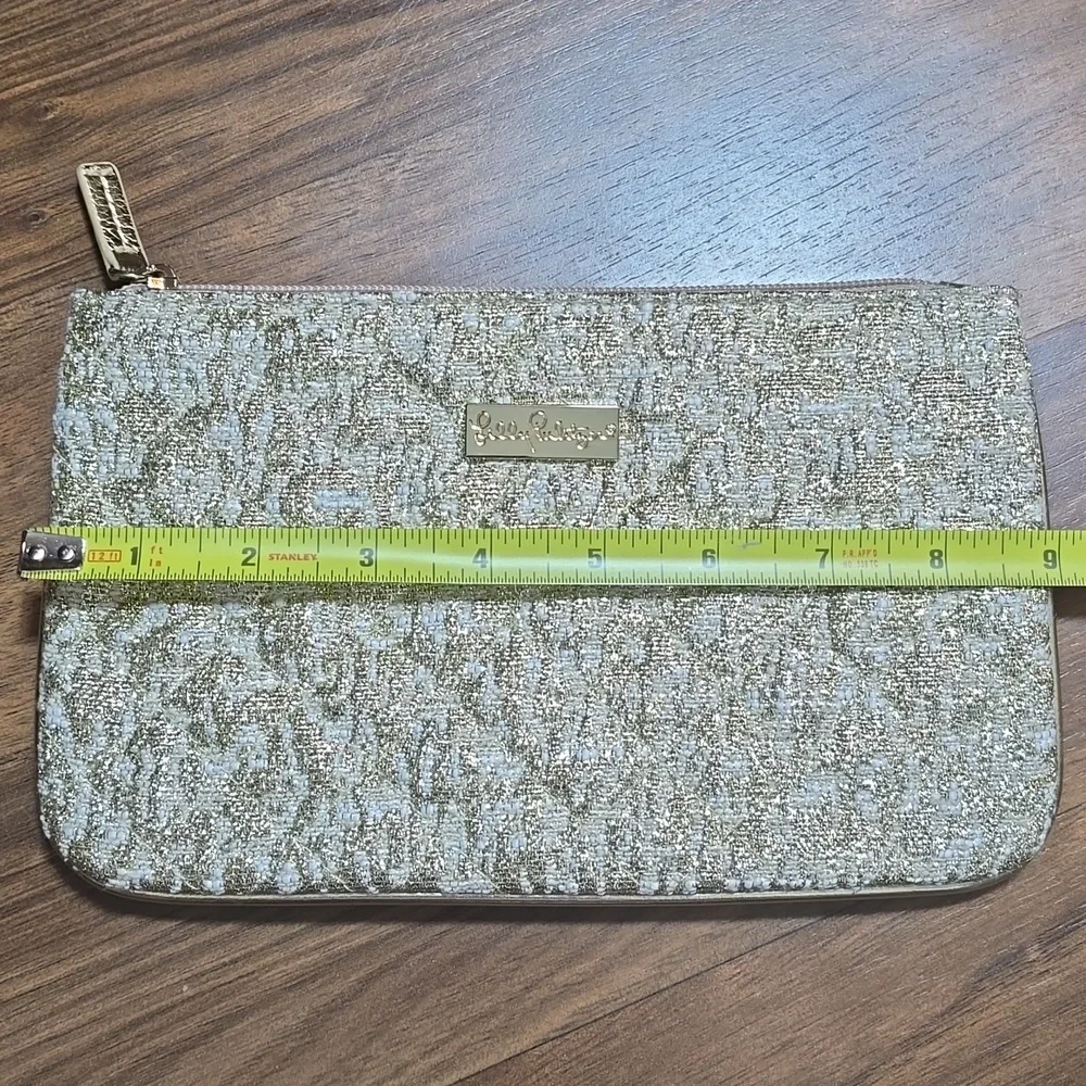 Lilly Pulitzer Metallic Quilted Make-up Pouch